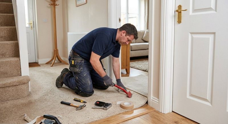 Basement Carpet Repair in Overland Park, KS
