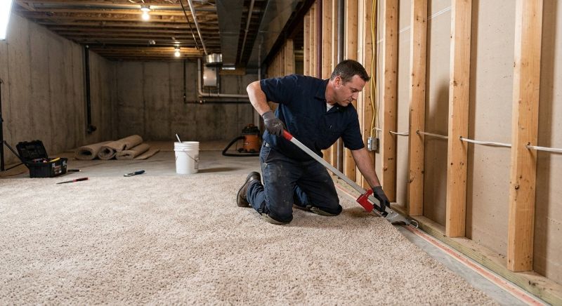 Basement Carpet Stretching in Somerset County, NJ